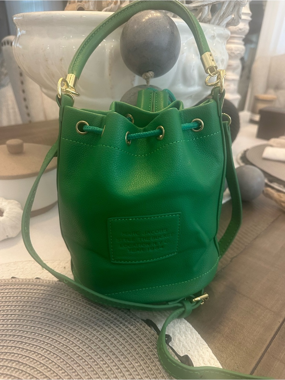 Crossbody green bucket small bag purse handbag! NEW! - Picture 3 of 9